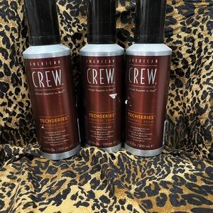 New American Crew TechSeries Control Foam - lot of 3